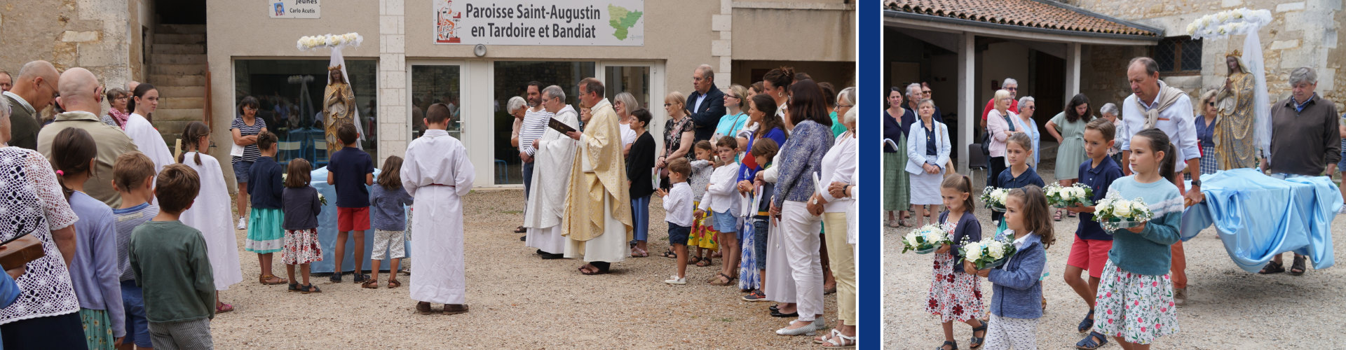 15 août 2024 fête de notre dame de l'Assomption à La Rochefoucauld