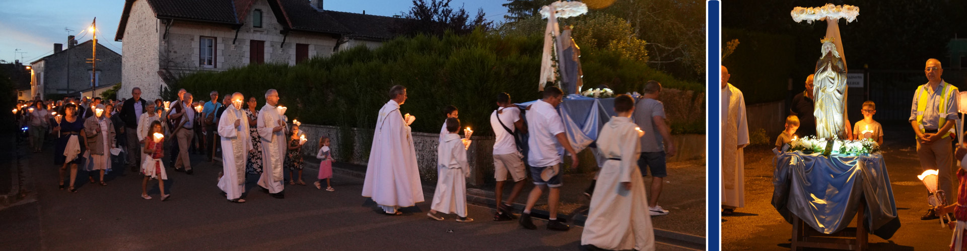 15 août 2024 procession mariale à Montbron