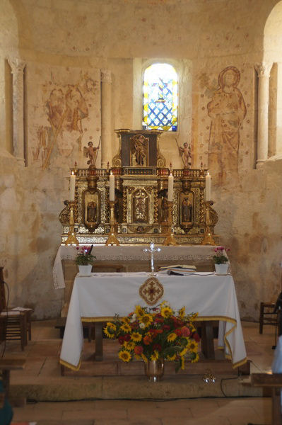 Autel de l'église de Saint Germain de Montbron