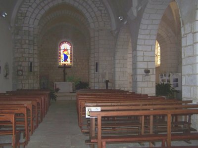Intérieur de l'église de Pranzac
