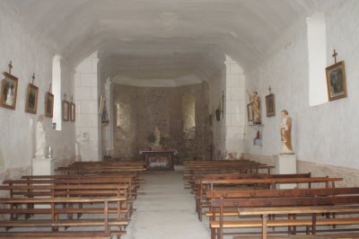 Intérieur de l'église de Sauvagnac