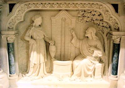 Bas relief de l'autel de Massignac