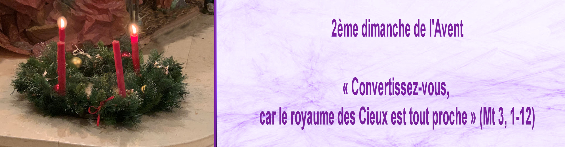 2ème dimanche de l'avent