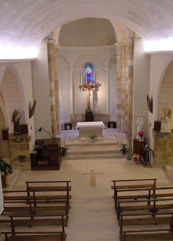 Intérieur de l'église d'Ecuras