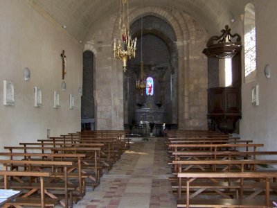 Intérieur de l'église de Marillac le Franc