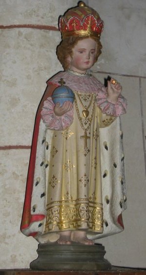 Enfant Jésus de Prague de l'église de Saint Projet