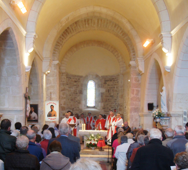 Pèlerinage à Aizecq, le 1er mai 2014.