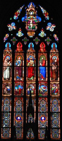 Vitrail de l'église de LA Rochefoucauld